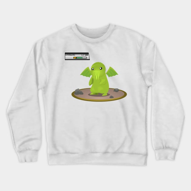 Cute Cthulhu Crewneck Sweatshirt by I.Kon